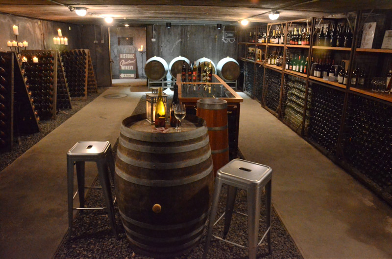 Cleveland Winery Underground Cellar